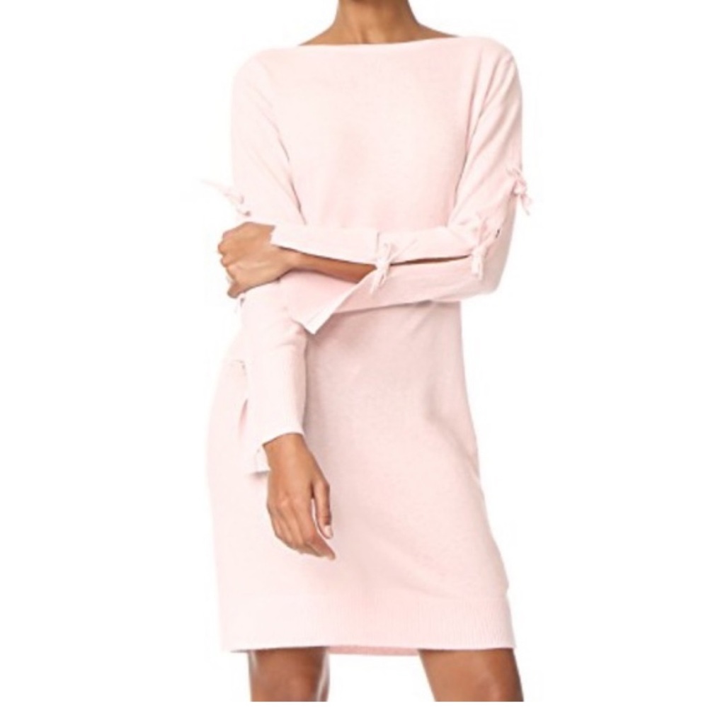 Club Monaco Nahille Cashmere Pink Sweater Dress